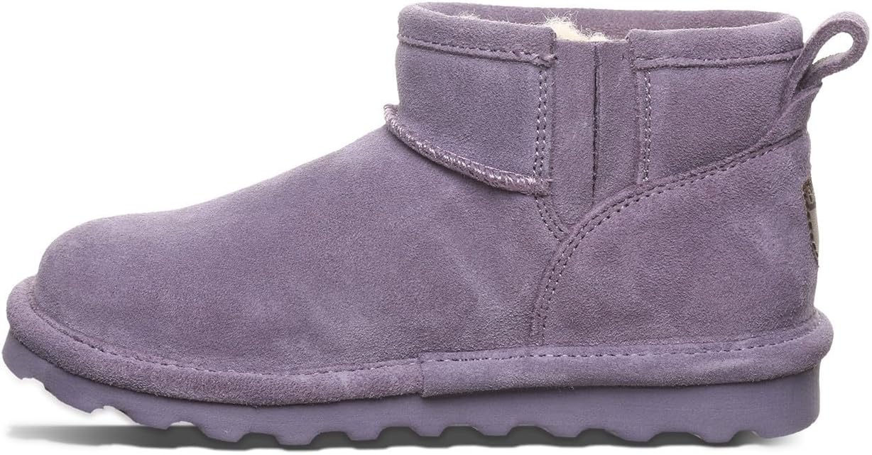 Детские ботинки BEARPAW Shorty | Удобные и прочные зимние ботинки на липучке для детей | Разные цвета и размеры, Purple Sage — фото 2