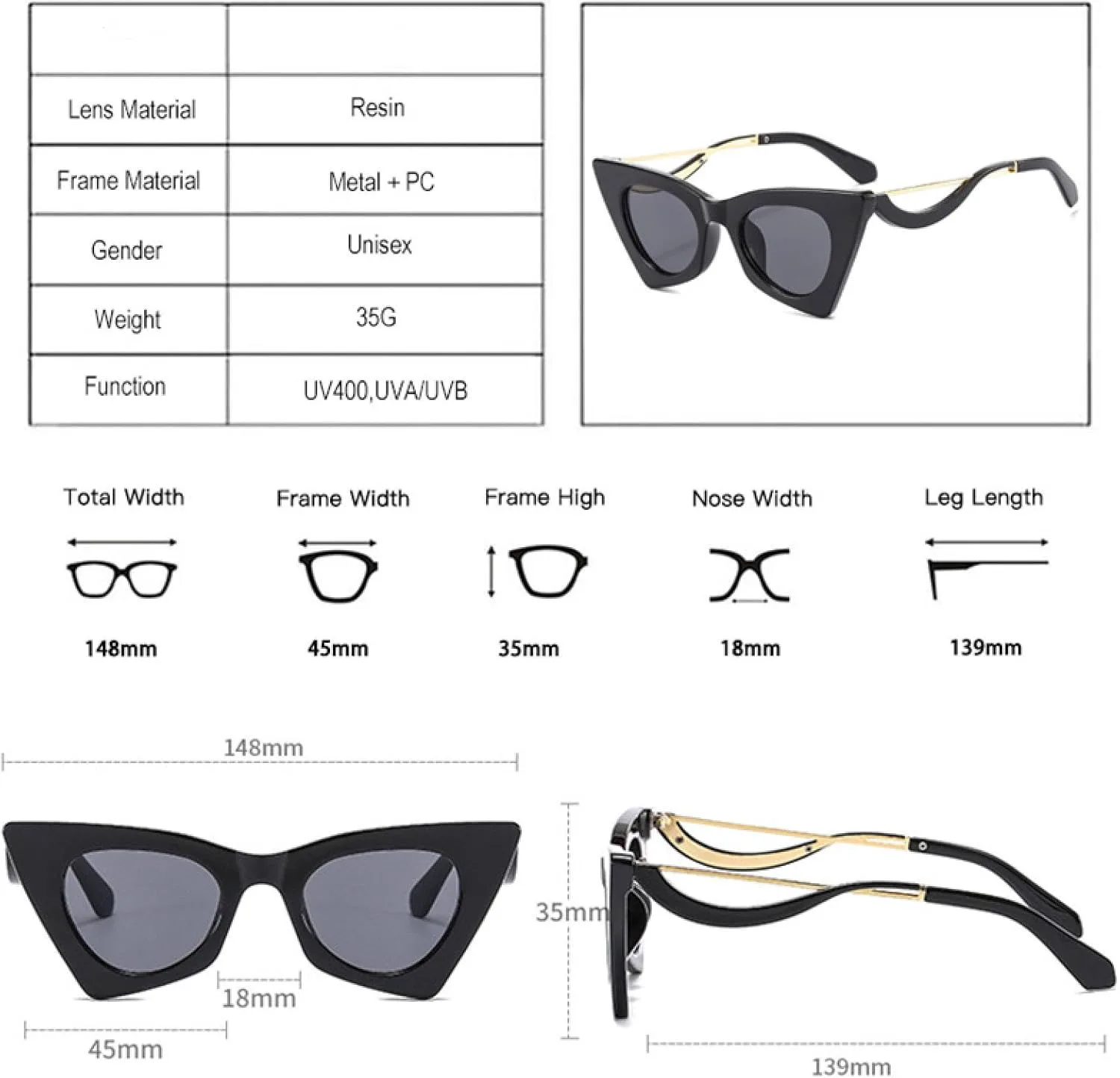 

Модные уникальные солнцезащитные очки «кошачий глаз» для женщин, ретро, ​​яркие, с защитой от УФ-излучения UV400, для мужчин HHZZYVY, Orange Gray Gradient