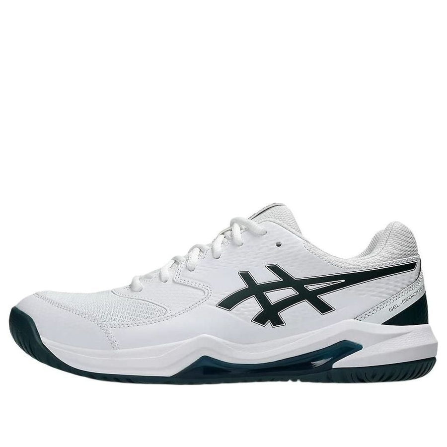 

Кроссовки ASICS GEL-Dedicate 8 2E 'White Saxon Green', белый