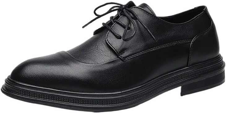 

Мужские классические оксфорды, шнуровка, деловые кожаные оксфорды, для вождения, комфорт, вечеринки, свадьбы Zestrelax, черный