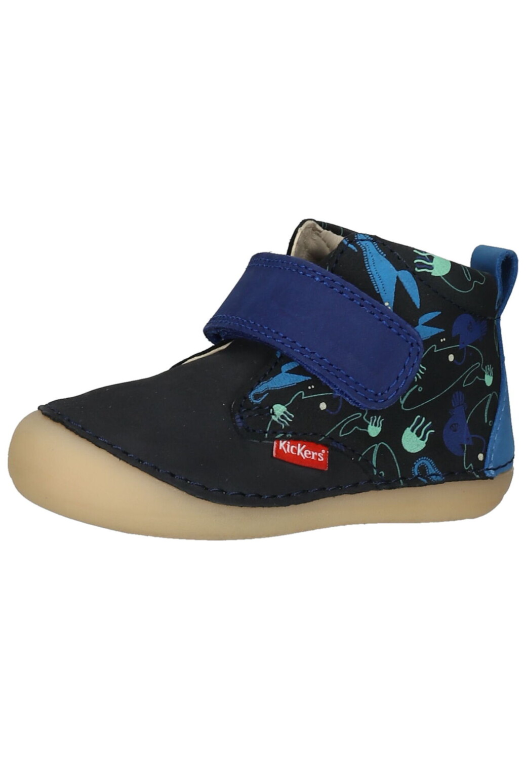 

Высокие ботильоны Kickers, морской