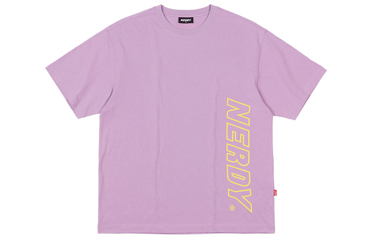 

Футболка прямого кроска Unisex Nerdy, светло-фиолетовый