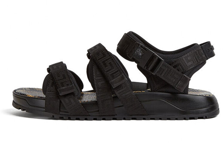 

Сандалии мужские Versace пляжные, черный