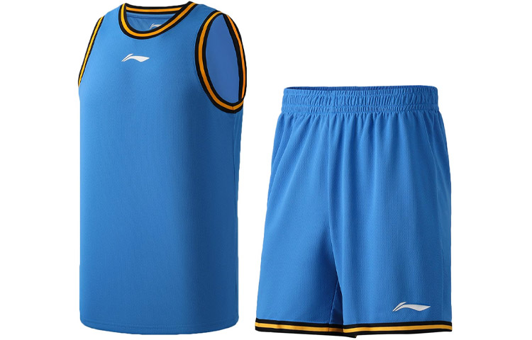 

Коллекция баскетбольной одежды LiNing Sports, повседневная спортивная одежда для мужчин, цвет Beijing Blue