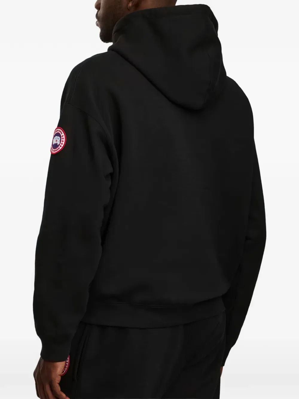 Толстовка с капюшоном и нашивкой с логотипом Canada Goose, черный — фото 3
