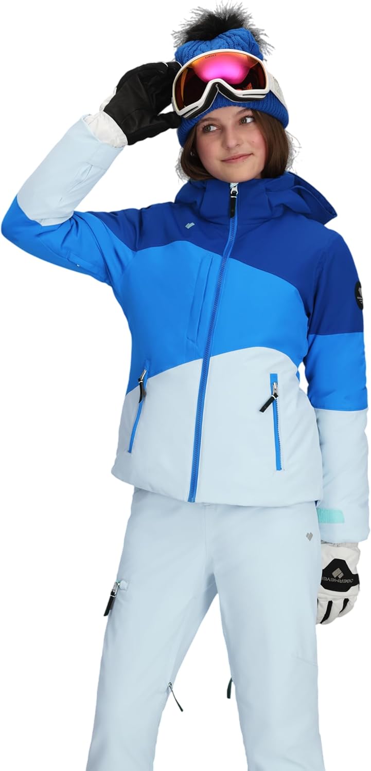 

Куртка Obermeyer girls Reese (для малышей/малышей/больших детей), Blue Iceberg