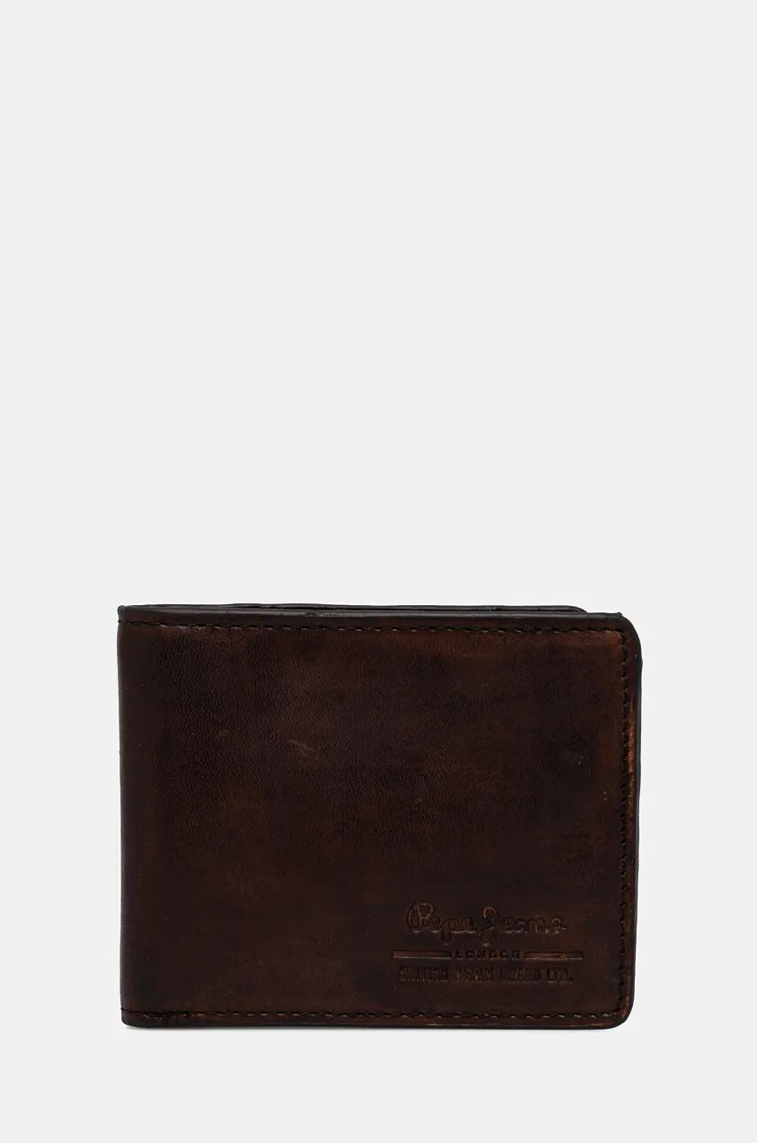 

Кожаный кошелек Pepe Jeans TATE WALLET, коричневый