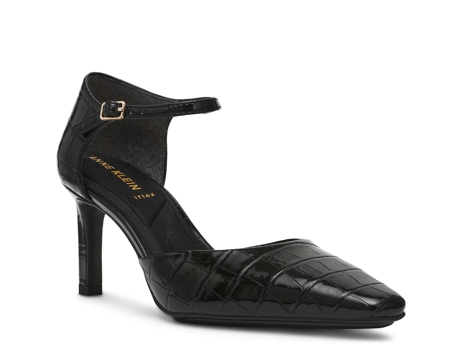 Туфли Anne Klein Robyn Pump, Black Croc Print
