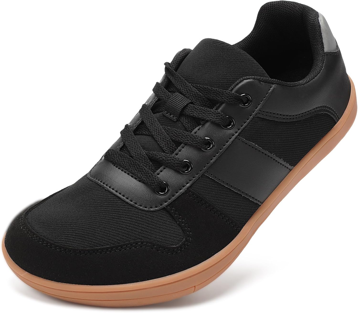 

Кроссовки Grand Attack Barefoot для женщин и мужчин с широкой носочной частью, минималистичный стиль, нулевая разница высоты, модные прогулочные кроссовки, черный