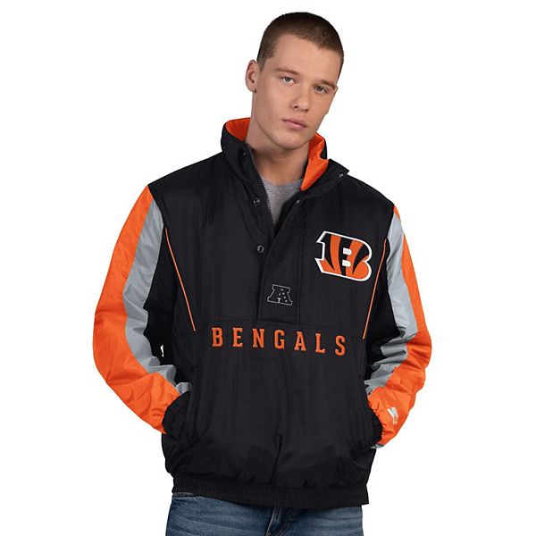 

Мужская черная куртка Cincinnati Bengals Thursday Night Gridiron на молнии Starter