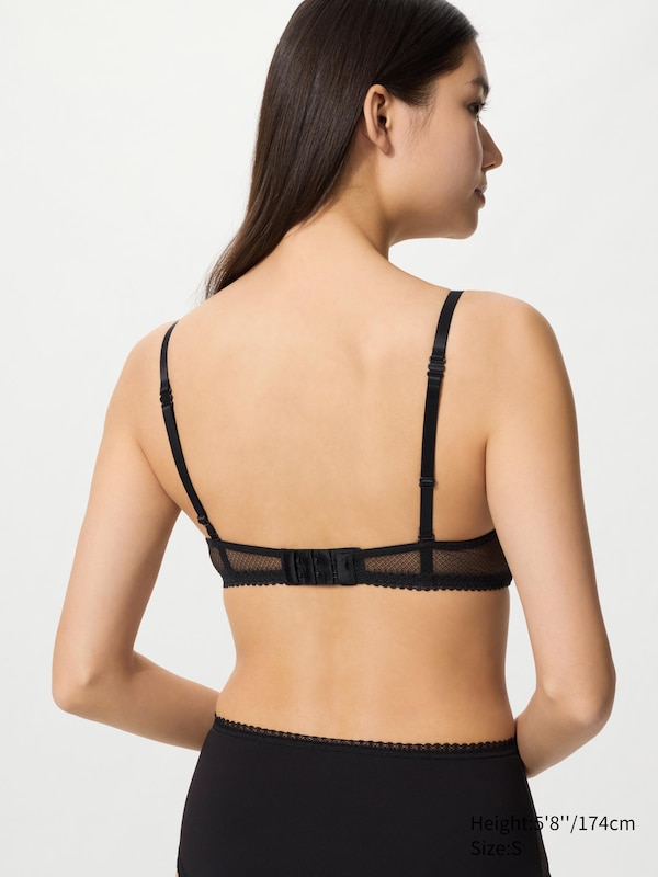 Бюстгальтер без косточек с мягкими чашками Uniqlo, 09 black — фото 2