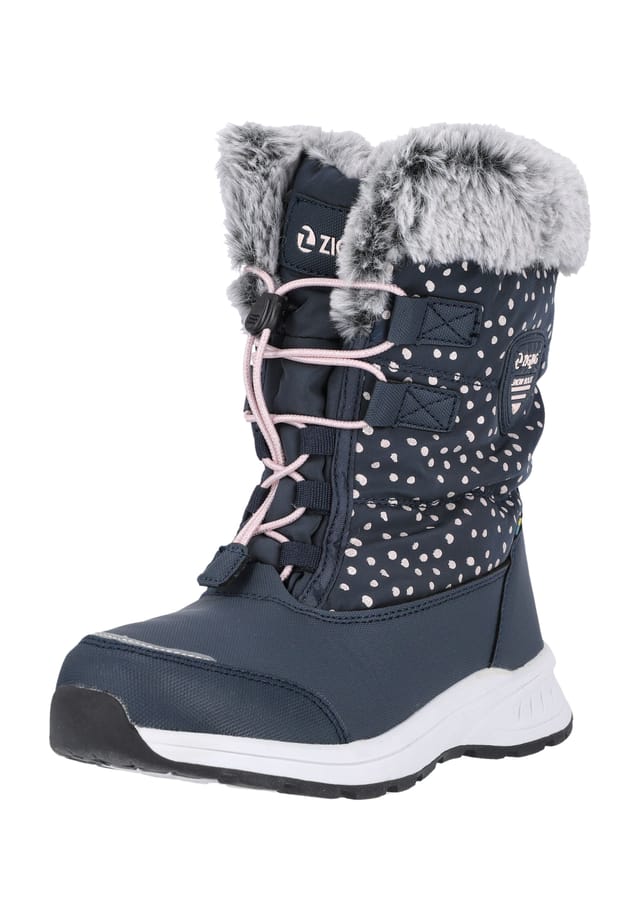 

Зимние ботинки Wesend с удобной отделкой из искусственного меха и всепогодным профилем Zigzag, синий