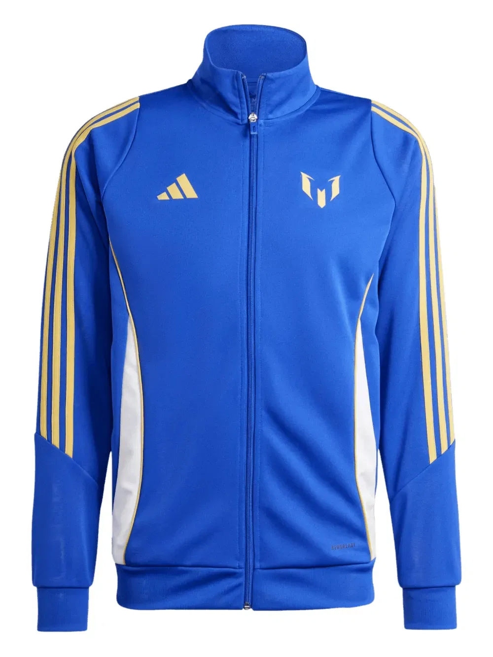 Спортивная куртка Месси с тремя полосками Adidas, синий