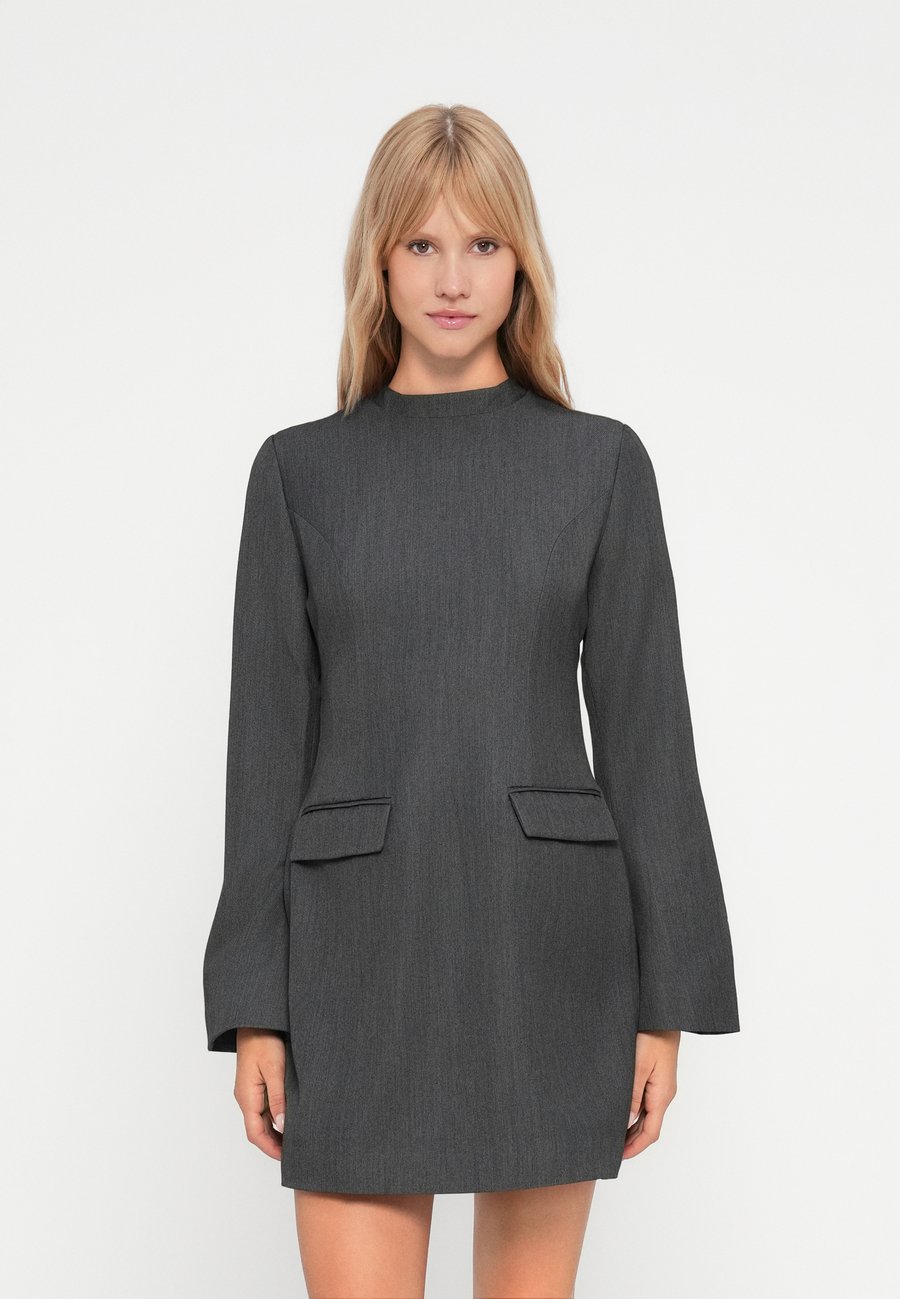 

Платье Vero Moda VMNEOMI SHORT TAILORED DRESS, Dark Grey Melange/Mottled Dark Grey