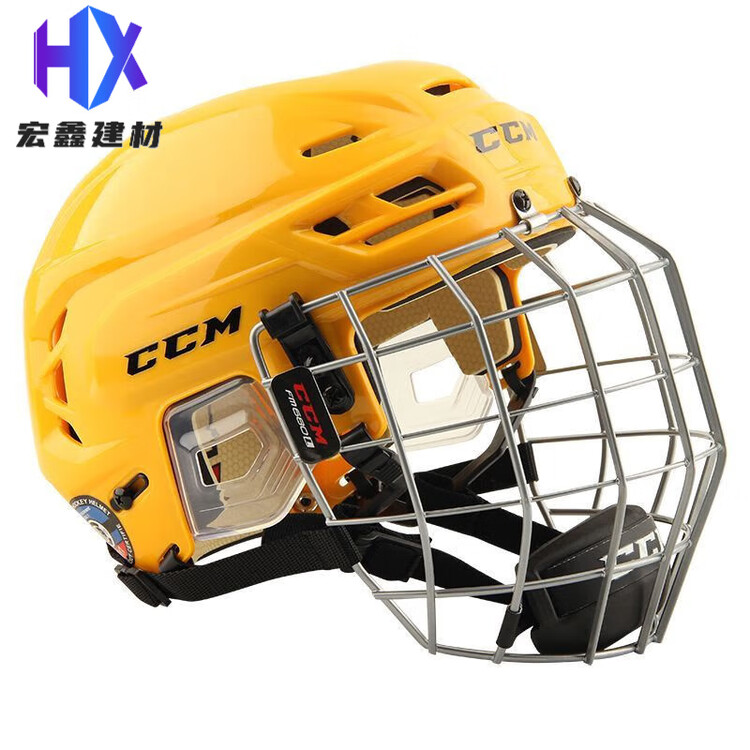

CCM Шлем Ice Ball для хоккея на траве и роликовых коньков, желтый, XL, обхват головы 60-64 см