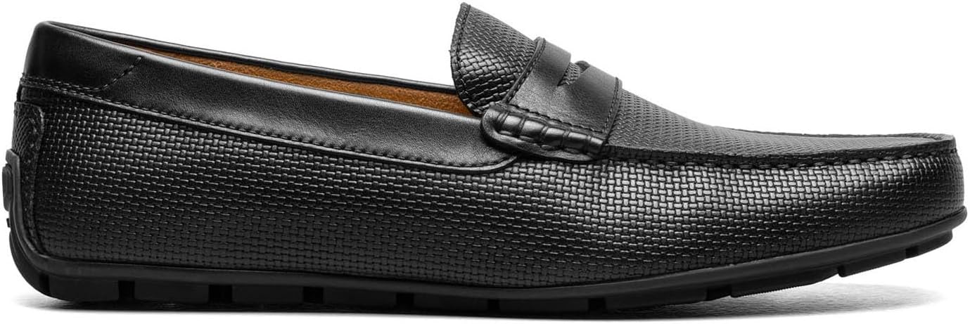Мужские слипоны Florsheim Motor Moc Toe Penny Driver, черный — фото 2