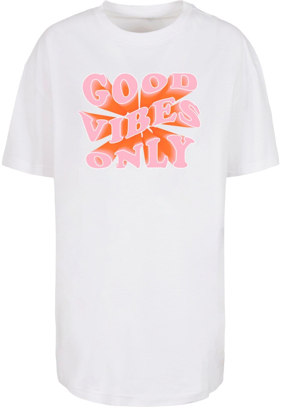 

Топ оверсайз Merchcode Oversized Shirt Summer - Good Vibes Only, белый