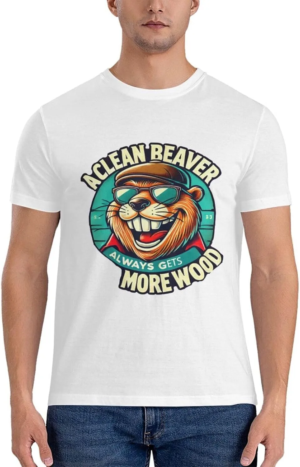 

Футболка Cotton Casual с принтом WXENAIEDK