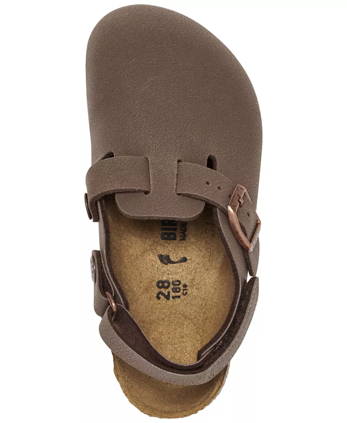 Детские шлепанцы Tokio Birkibuc от Finish Line Birkenstock, коричневый — фото 4