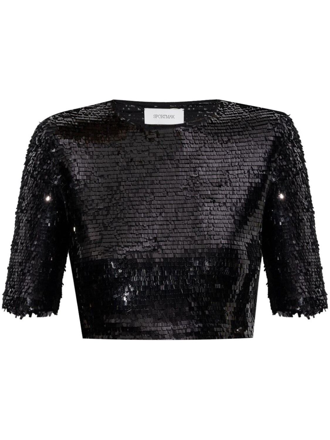 

Укороченная футболка Vongola Sportmax, черный
