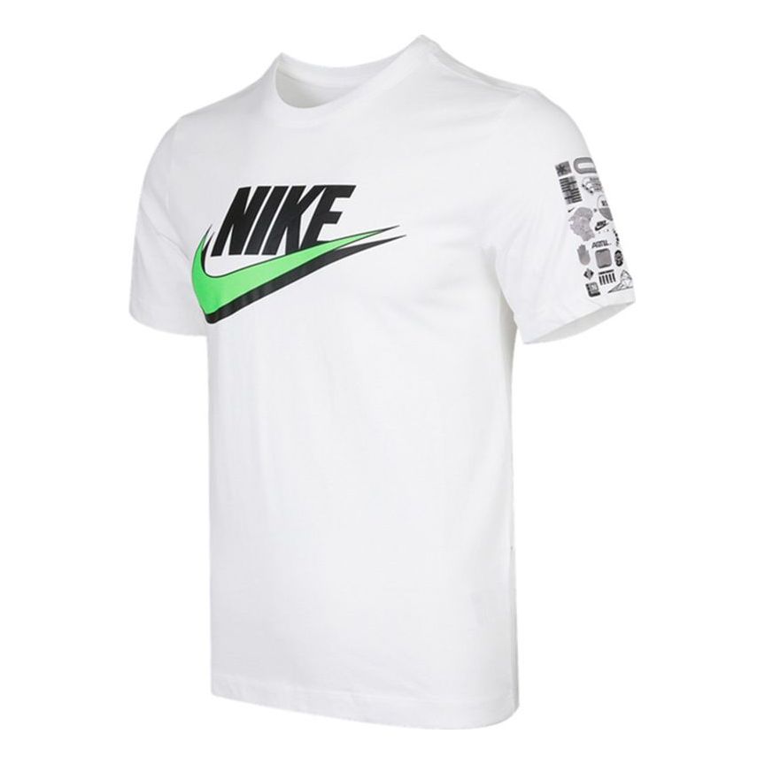 

Футболка Men's Nike Casual Sports Round Neck Loose Short Sleeve White T-Shirt DM6962-100