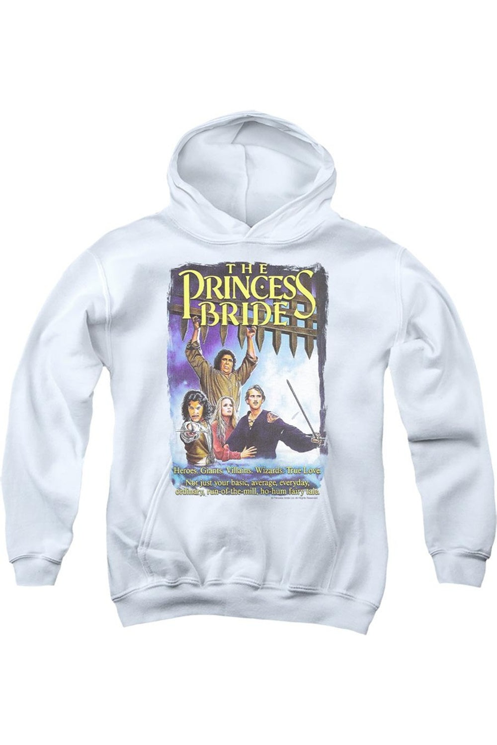 

Молодежная толстовка с капюшоном "Принцесса-невеста" альтернативный постер Gildan, белый