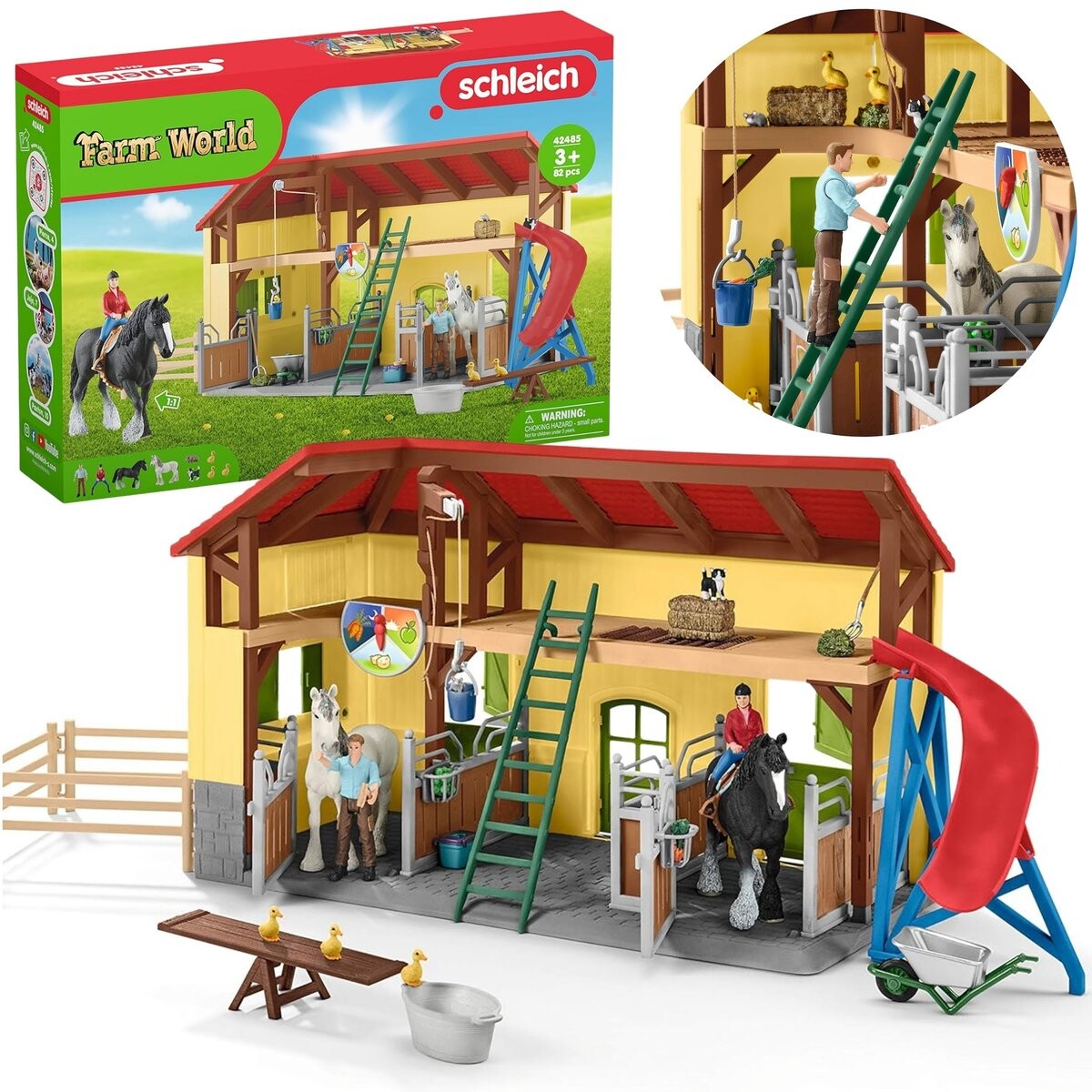 

SLH42485 Schleich Farm World - Конюшня с оборудованием 3+