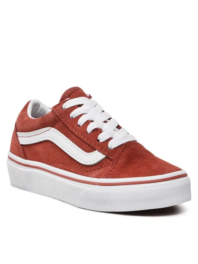 Vans Кроссовки Old Skool VN000W9TBRG1 из коричневой ткани — фото 2