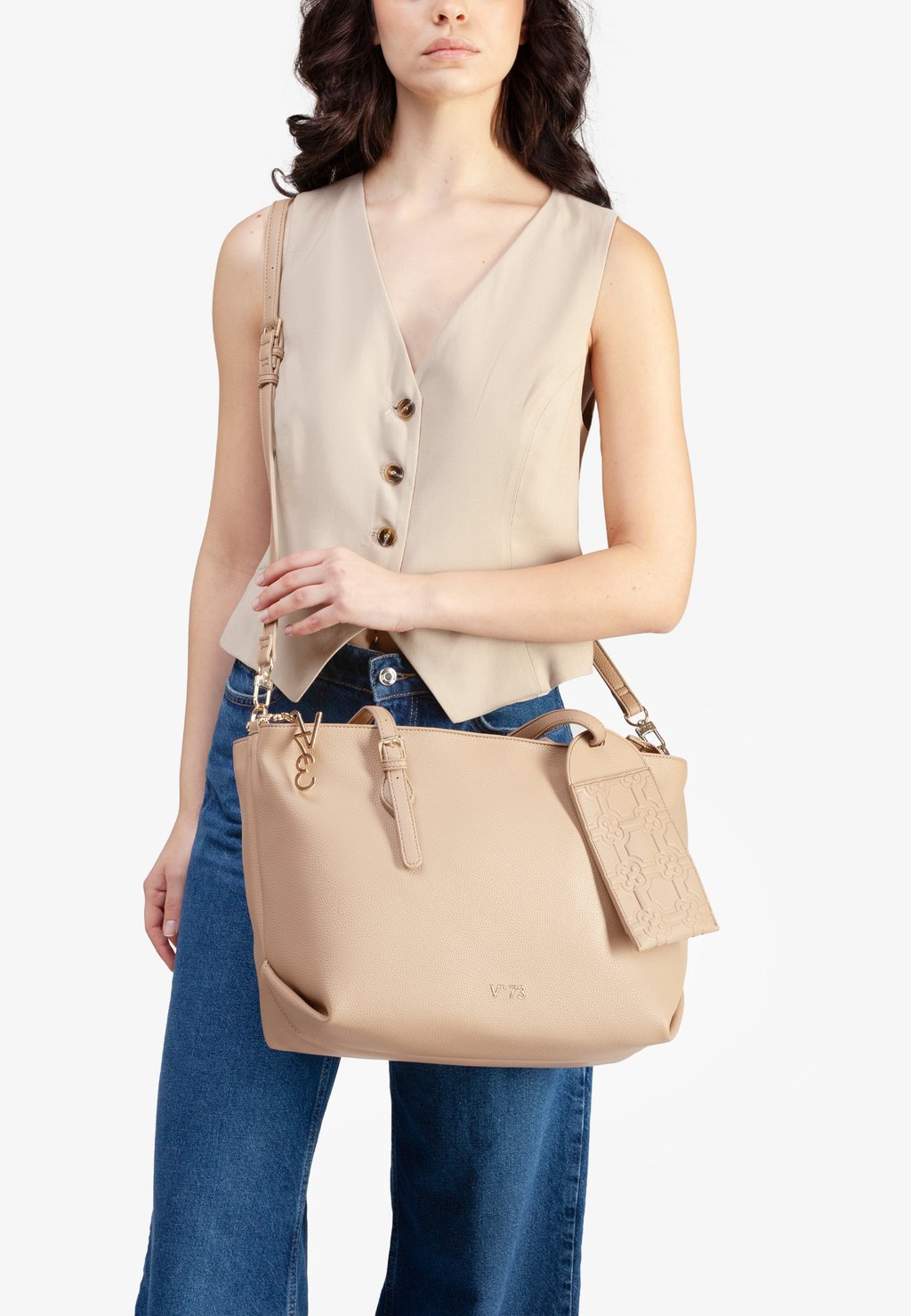 

Сумка SHOPPING EUGENIA V73, бежевый