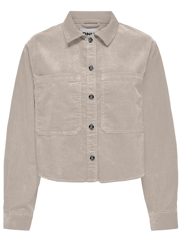 

Куртка ONLY Cordjacke, светло-серый