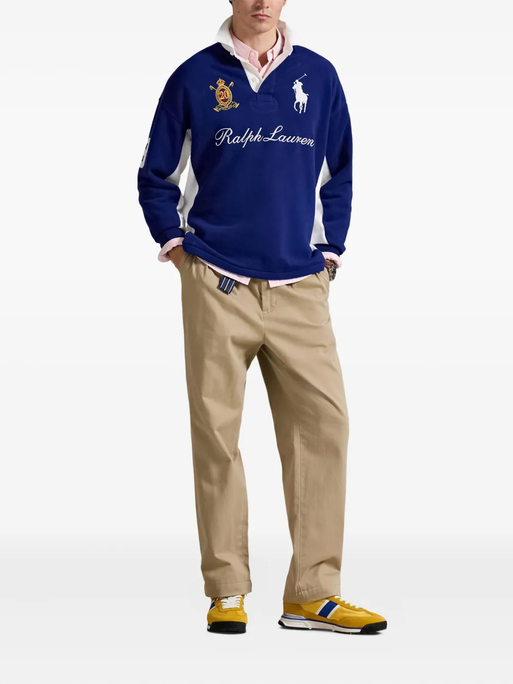 Рубашка-регби с длинными рукавами Polo Ralph Lauren, синий — фото 2