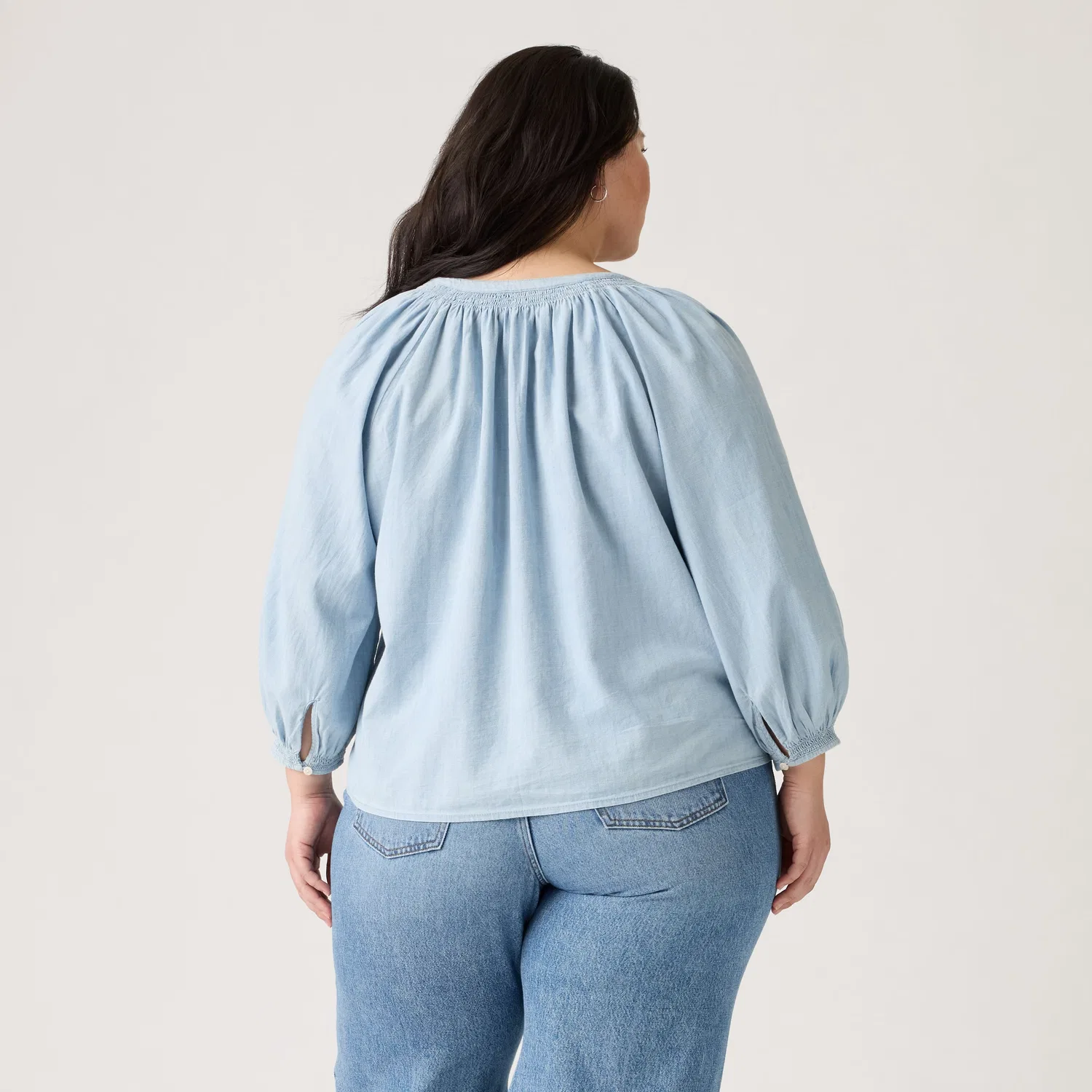 Блузка "Фиби" (большого размера) Levi's, Light Wash — фото 4