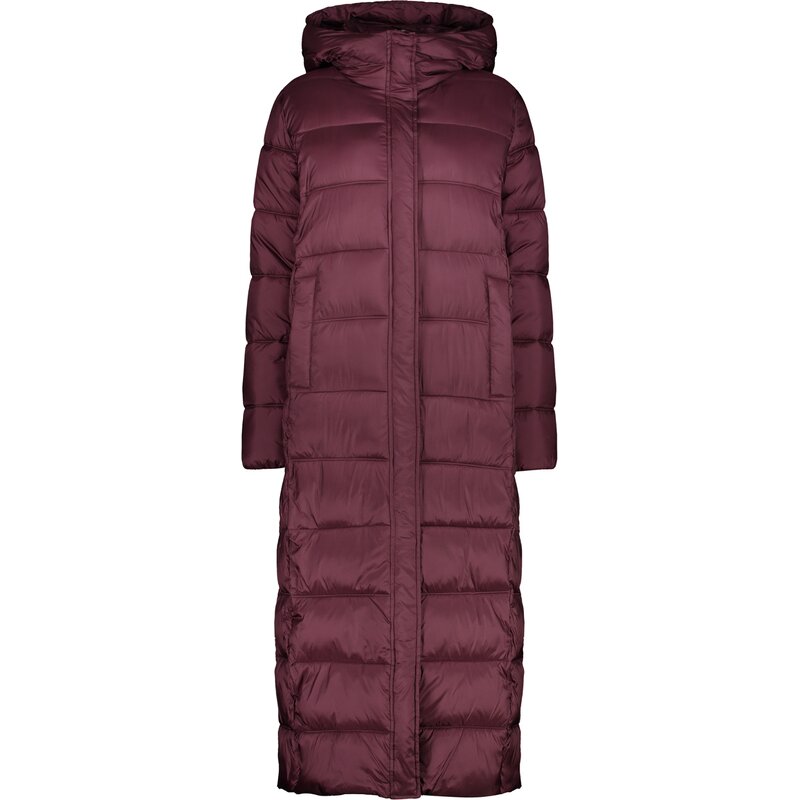 

Куртка женская длинная с фиксированным капюшоном Cmp, цвет burgundy