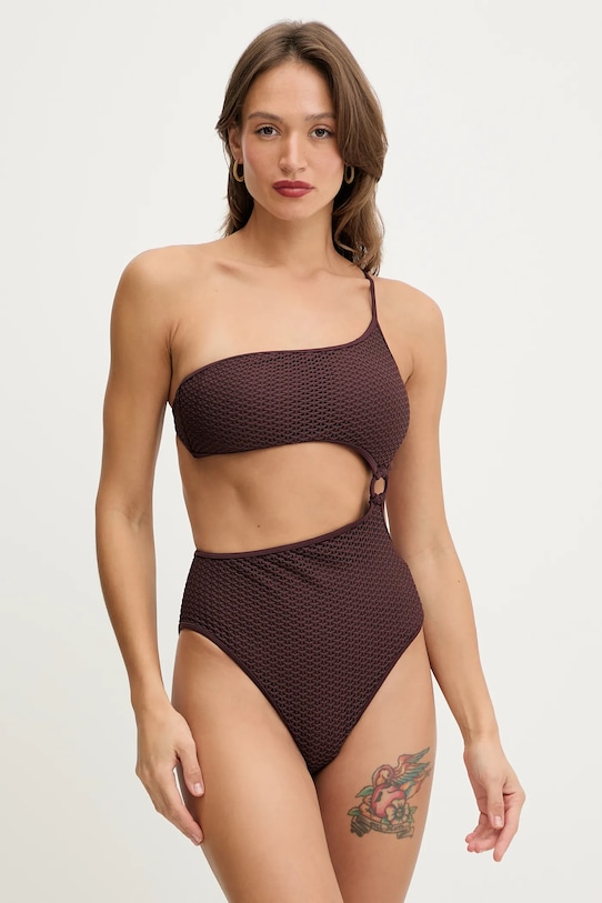 

Купальник слитный Karl Lagerfeld, коричневый