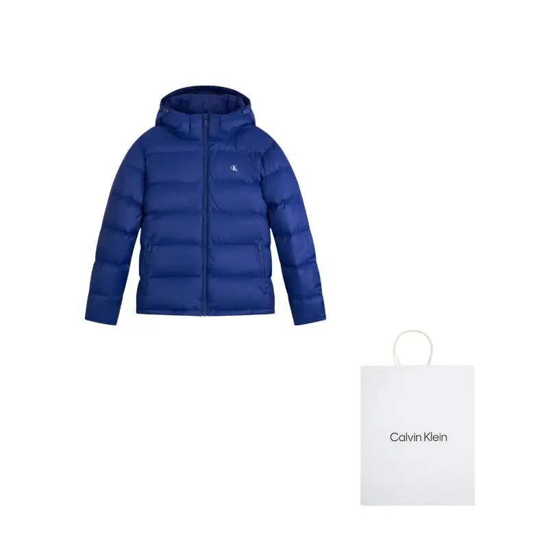 

Calvin Klein Куртка с капюшоном на молнии, IZ4-Royal Blue