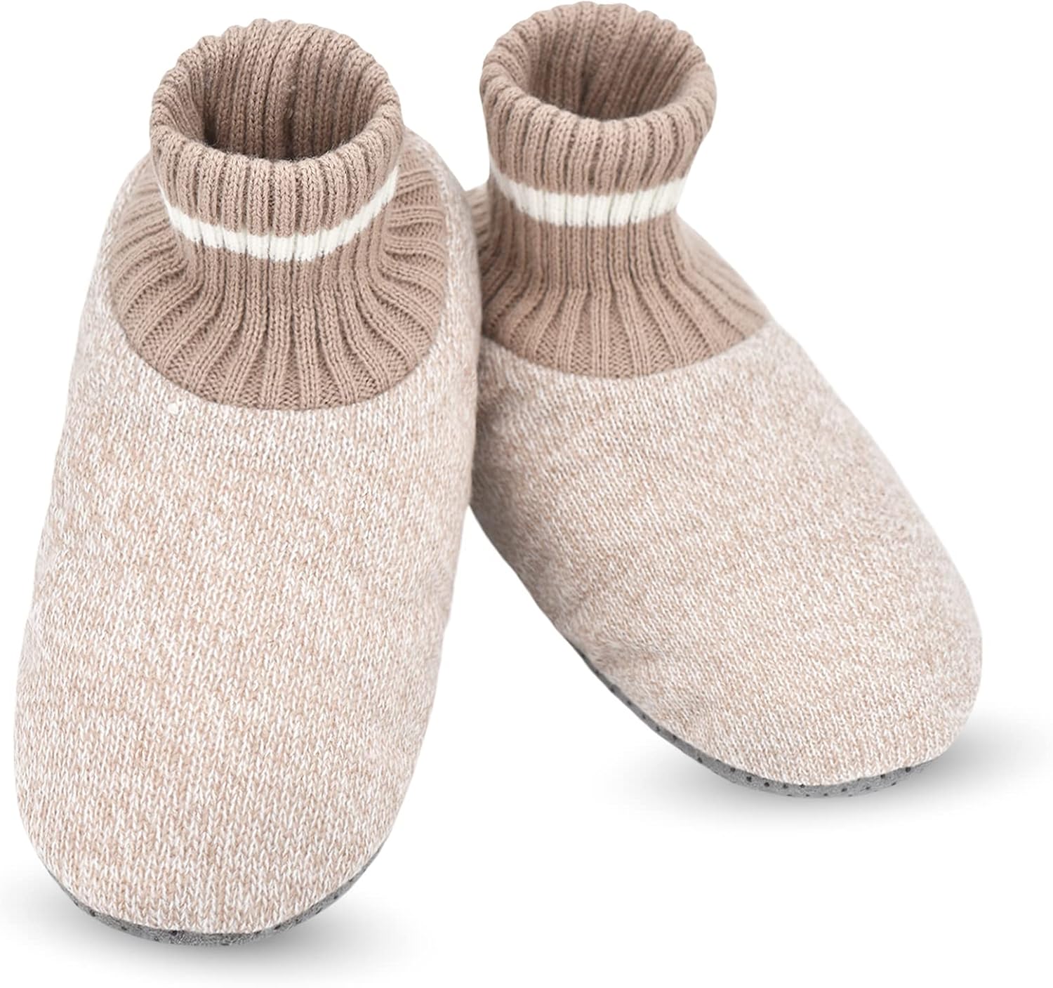 

Мужские носки-тапочки DICUIRD осенне-зимние для дома с противоскользящей подошвой, коричневый