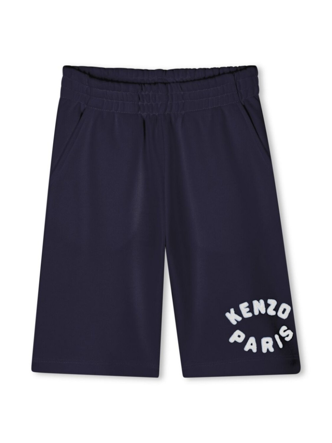 

Kenzo Kids шорты-бермуды с логотипом, синий