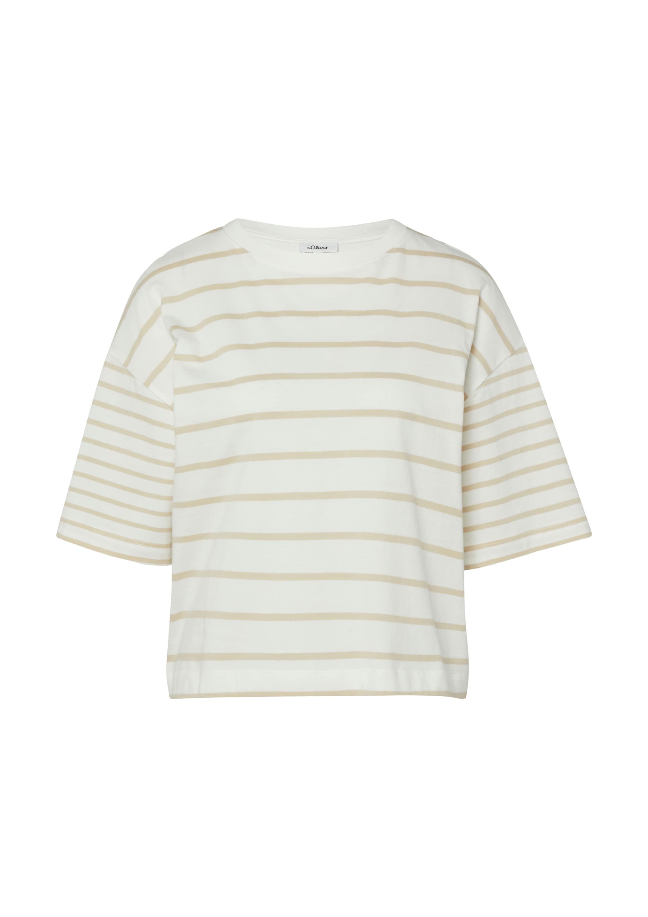 

s.Oliver Футболка в бежевом цвете, Бежевый, s.Oliver Футболка в бежевом цвете