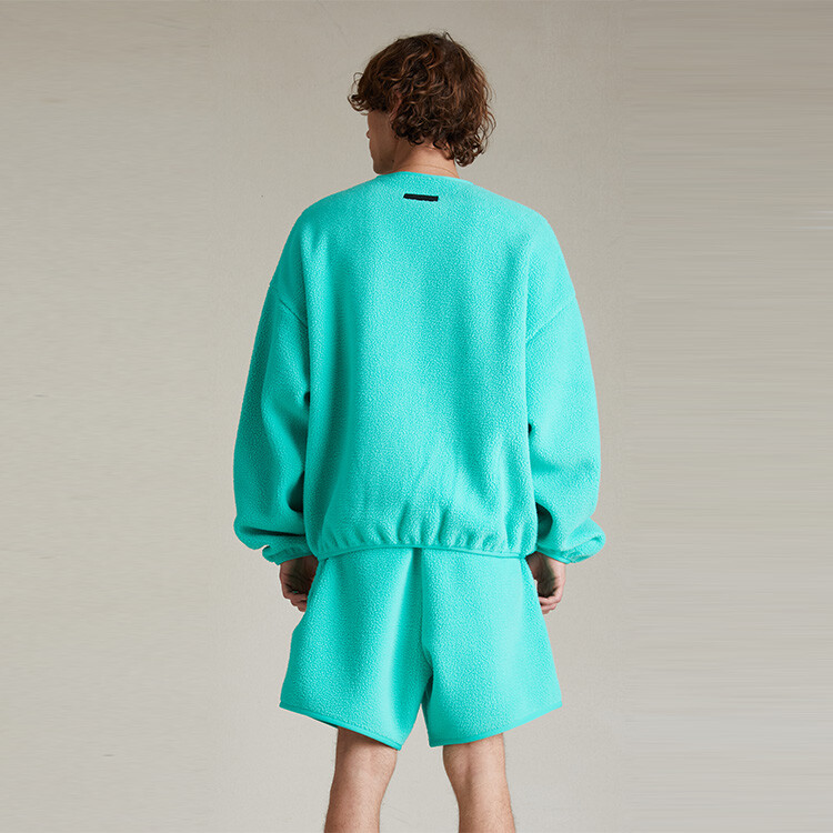 SS24 Толстовка мужская Mint Leaf Fear Of God Essentials, цвет Mint Leaf — фото 3