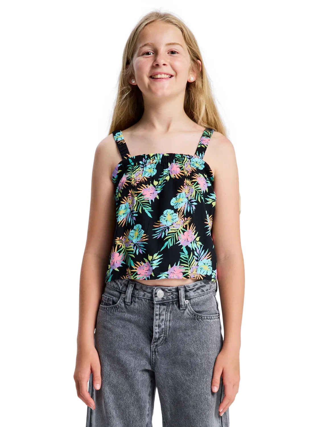 Топ 'Tropical Swing' Roxy, Black