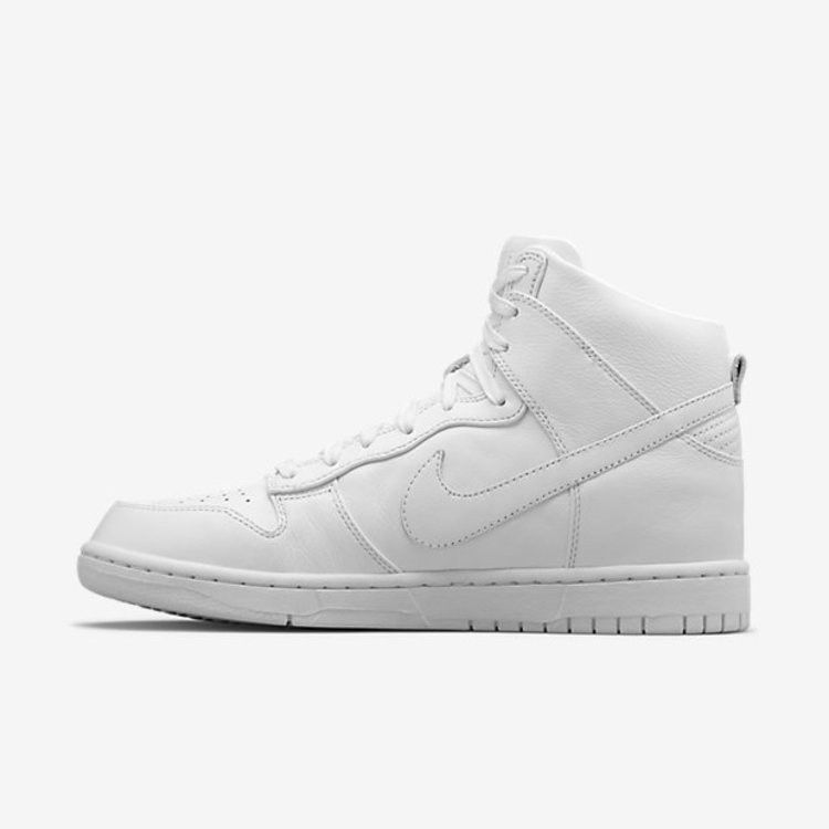 Кроссовки NikeLab Dunk Lux High, White — фото 2