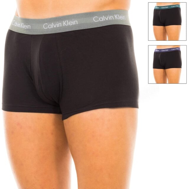 

Pack 3 боксёрских шорт в стиле ретро Calvin Klein, черный