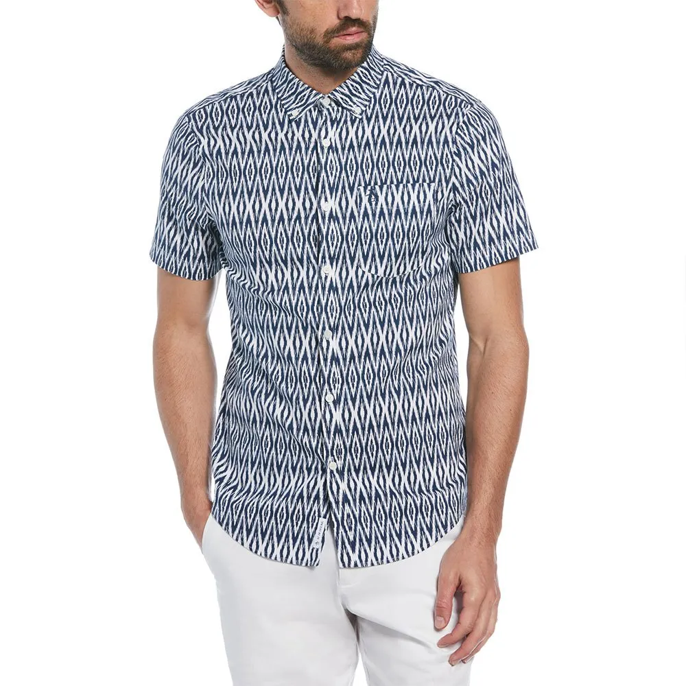 

Рубашка Original Penguin Ev Aop Diamond Geo, синий