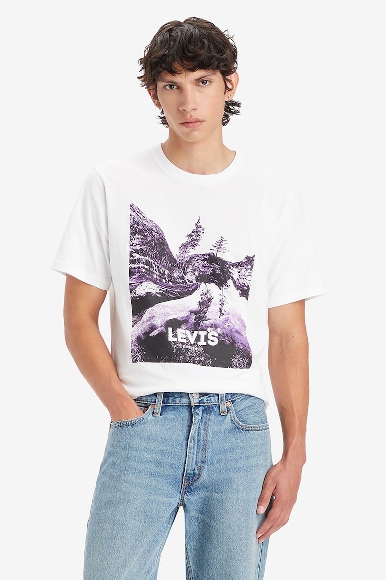 

Хлопковая футболка с логотипом Levi'S, белый