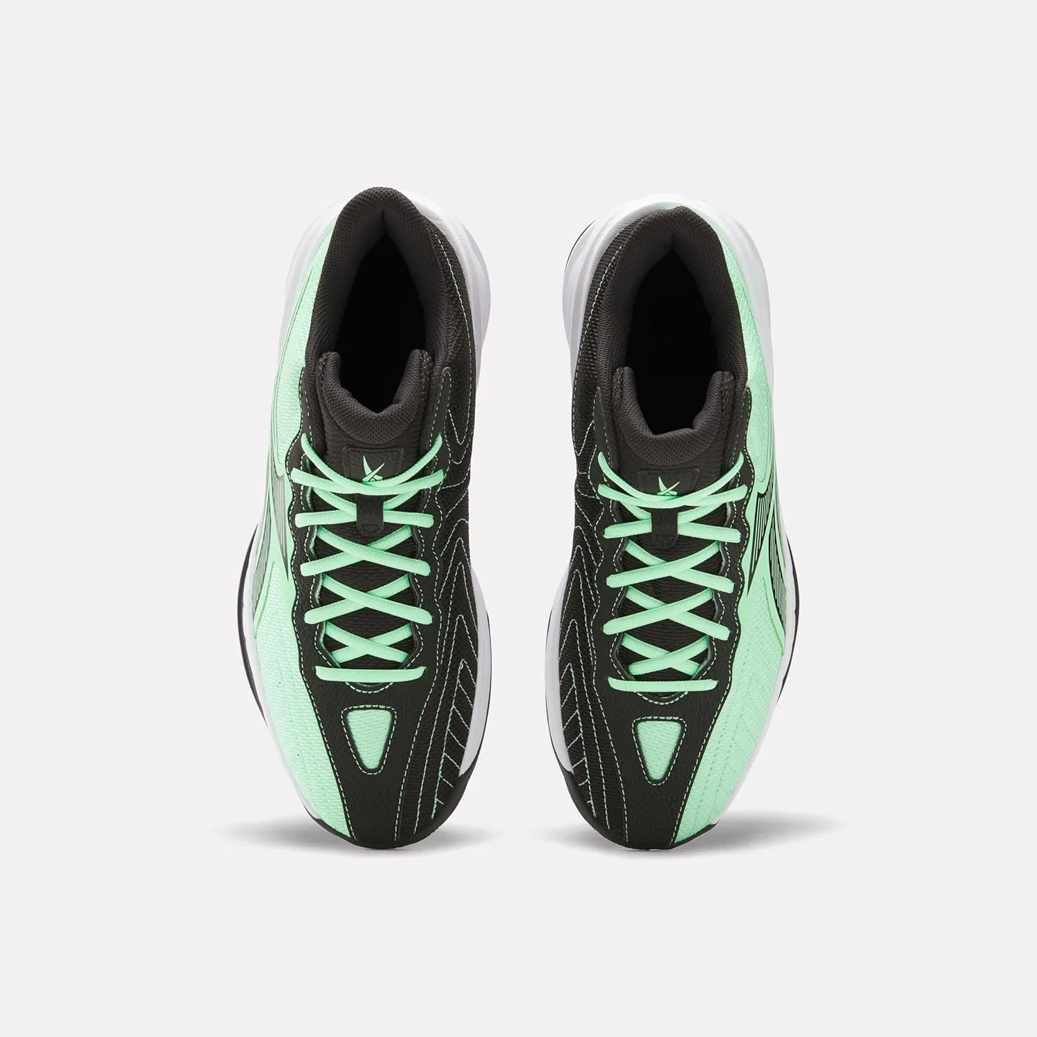 Кроссовки Reebok Unix Press Trainers, Green Glow Core Black White — фото 4