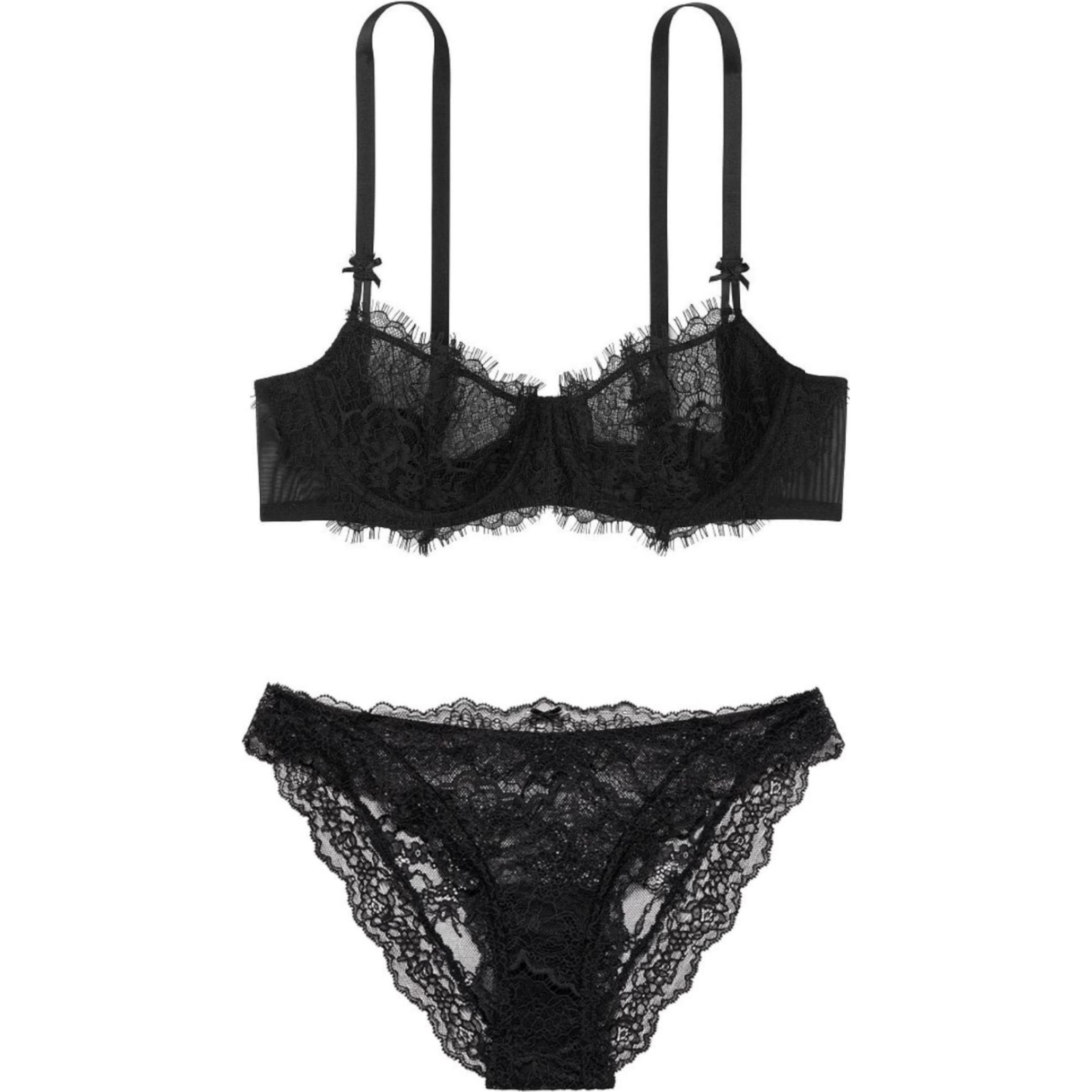 

Женский комплект нижнего белья черный Victoria's Secret, Set (черный)