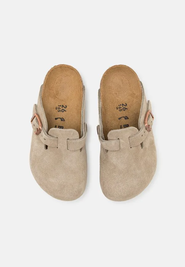 Детские тапочки boston унисекс Birkenstock, Beige — фото 4