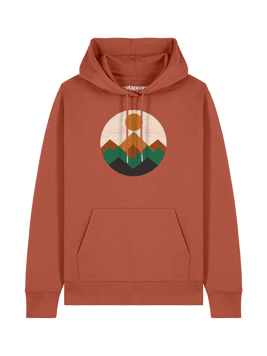 

Толстовка Watapparel Geometric Landscape 2, светло-коричневый