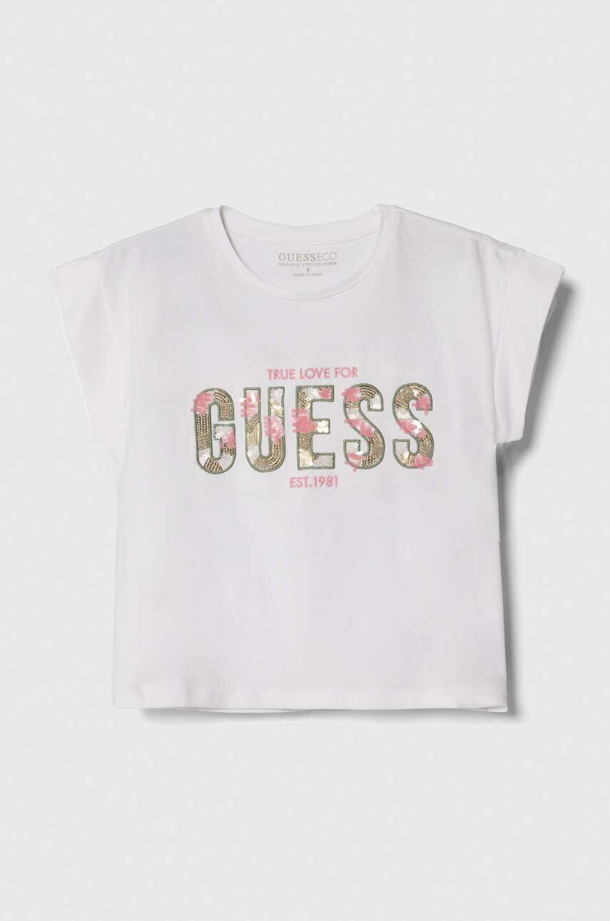 

Guess детскую футболку, белый