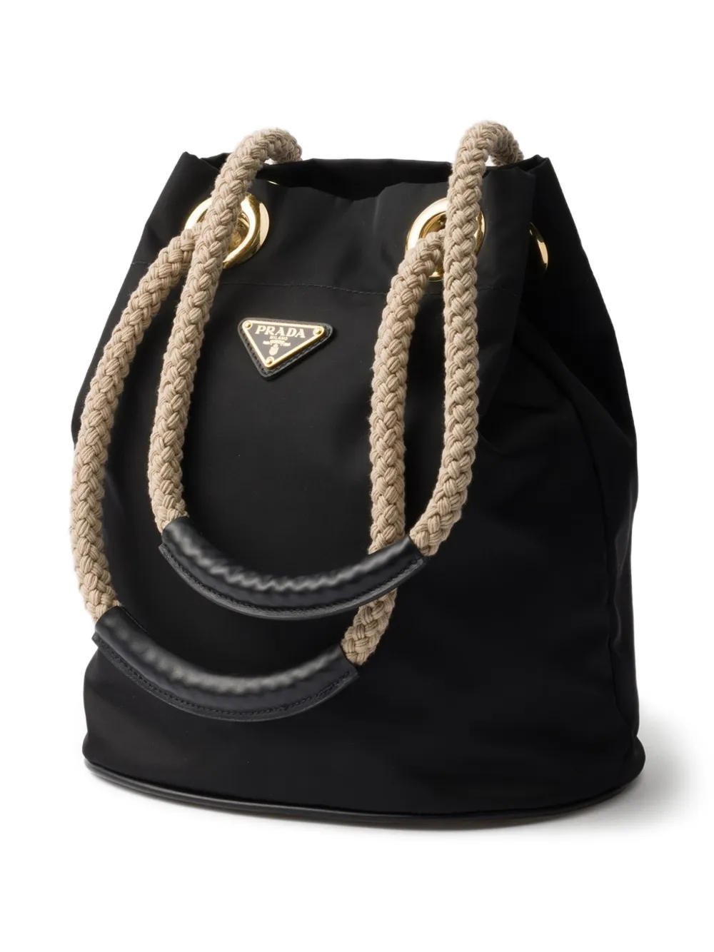Сумка-ведро Re-Nylon Prada, черный — фото 3